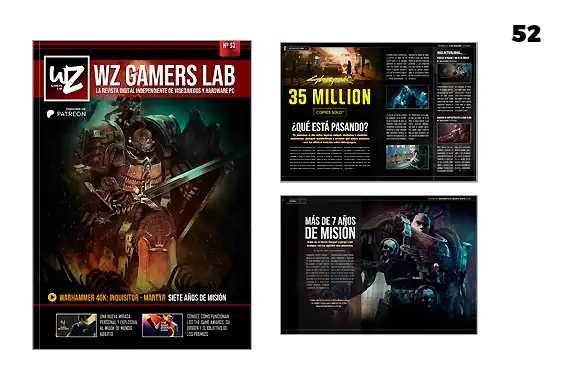 WZ Gamers Lab, La revista independiente de videojuegos. Número 52 ya disponible online.